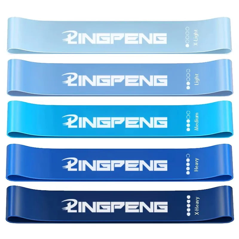 Stryvex Resistance Bands Set — 5 Levels for Home Workout & Gym Training