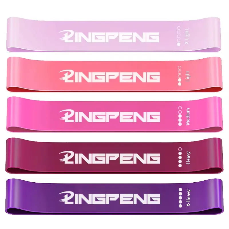 Stryvex Resistance Bands Set — 5 Levels for Home Workout & Gym Training