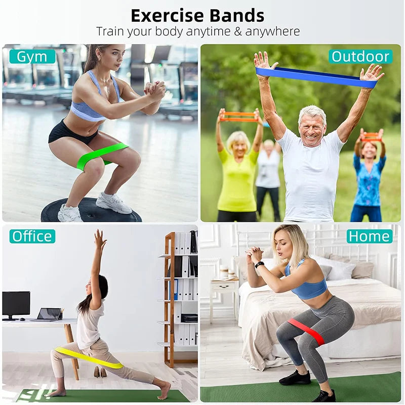 Stryvex Resistance Bands Set — 5 Levels for Home Workout & Gym Training