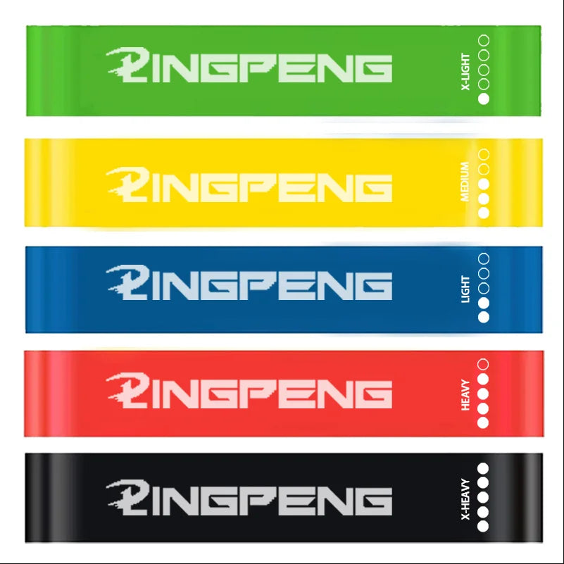 Stryvex Resistance Bands Set — 5 Levels for Home Workout & Gym Training